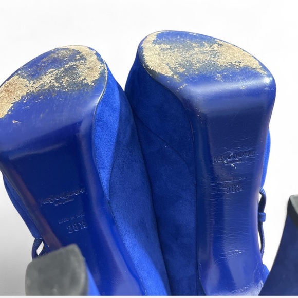 YSL suede platform heels - Picture 7 of 8